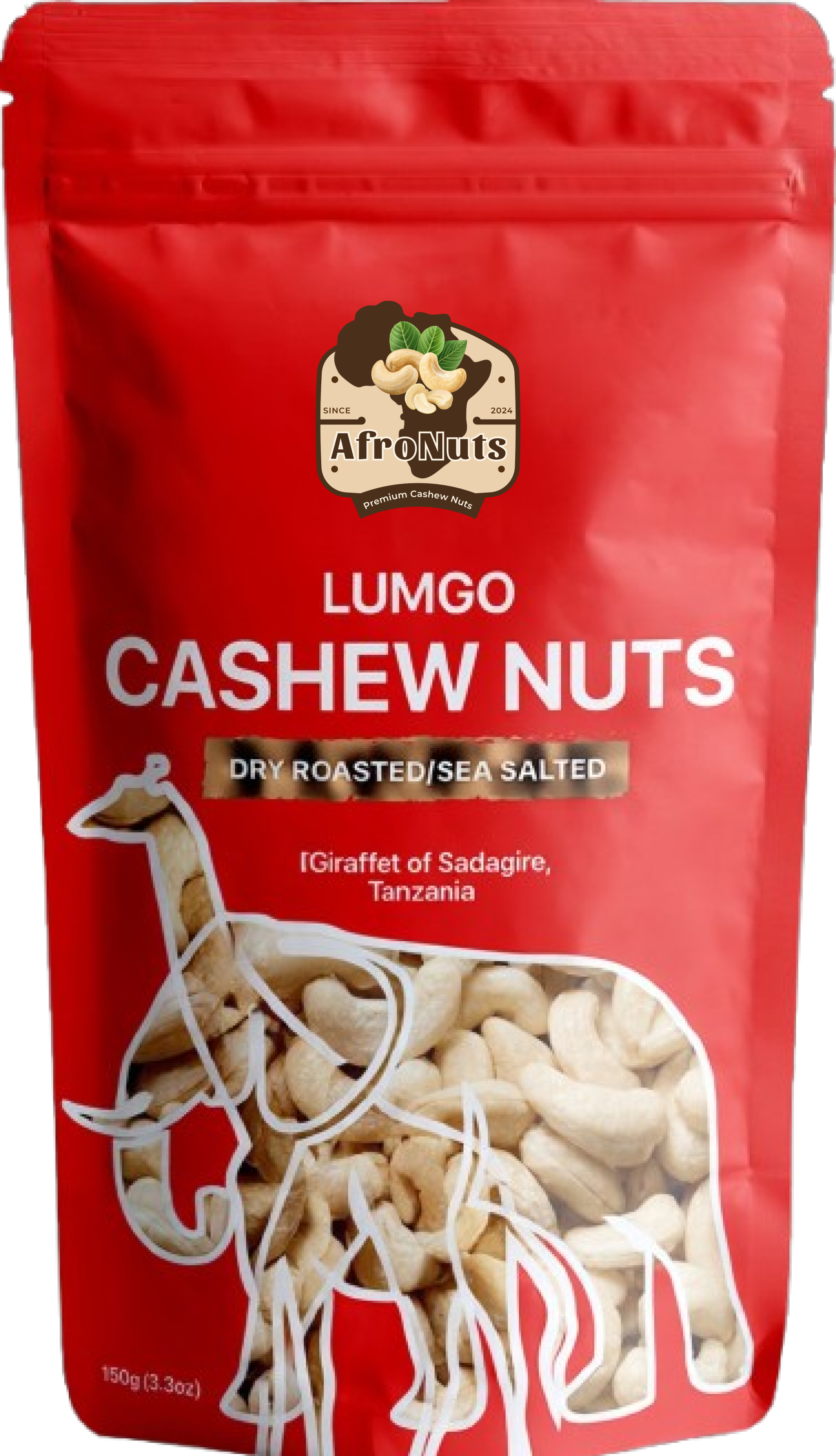 WW320 cashew kernels close-up